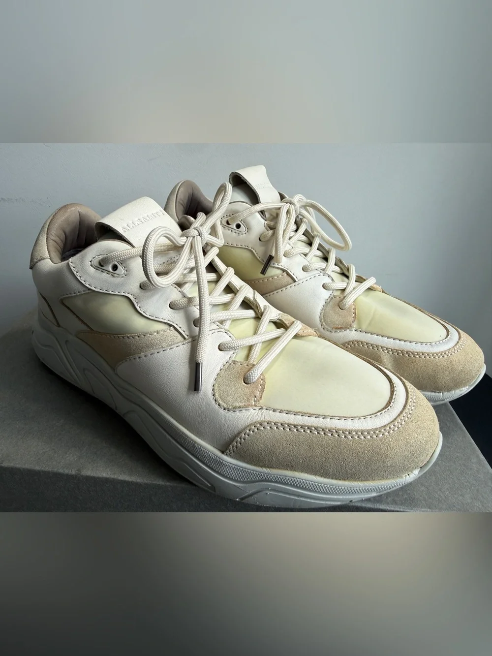 AllSaints VERGE RUNNER Leather Shoe - Picture 11 of 16